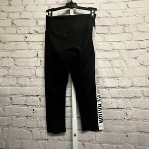 PE NATION - Black and White Crop Leggings
